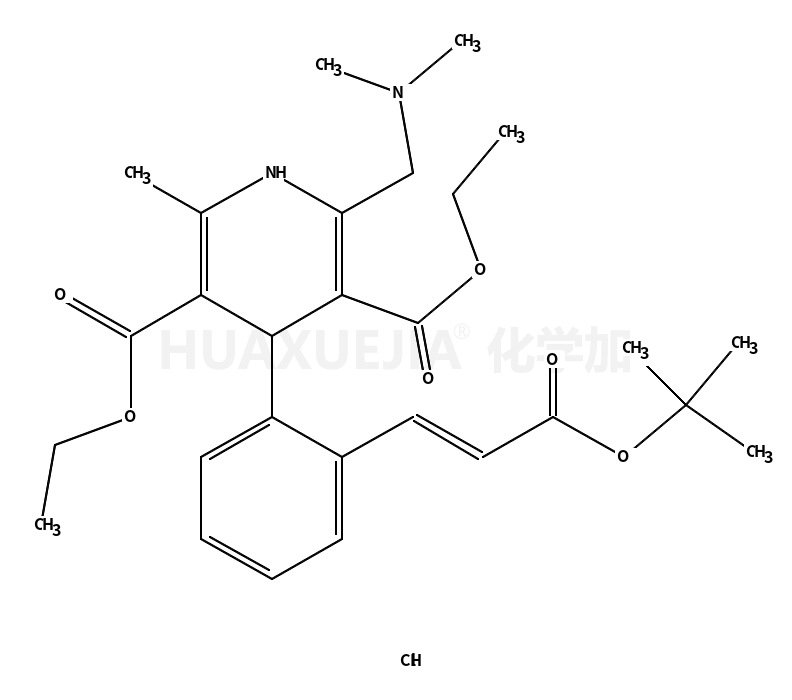 diethyl 2-[(dimethylamino)methyl]-6-methyl-4-[2-[(E)-3-[(2-methylpropan-2-yl)oxy]-3-oxoprop-1-enyl]phenyl]-1,4-dihydropyridine-3,5-dicarboxylate,hydrochloride