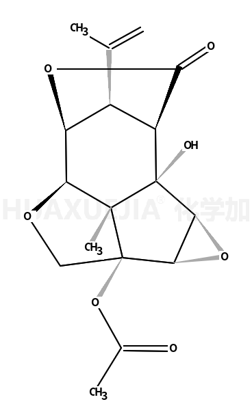 3,6-亚甲基-2,4,7-三氧杂环戊二烯并[cd]环丙烯并[a]薁-5(1H)-酮,7b-(乙酰氧基)八氢-6a-羟基-7c-甲基-8-(1-甲基乙烯基)-,  [2aS-(2aa,3a,6a,6aa,6bb,7ab,7ba,7ca,8S*)]- (9CI)