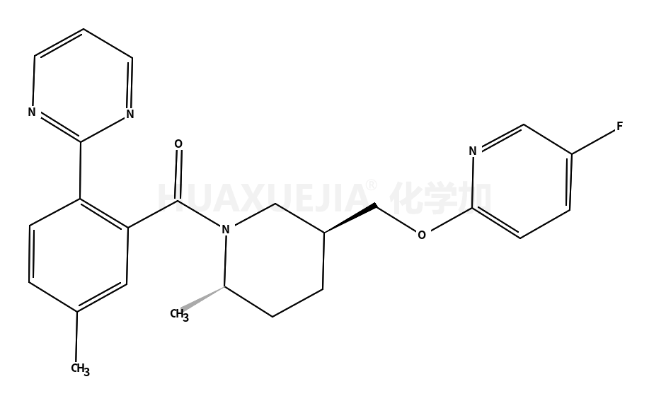 [(2R,5R)-5-[(5-fluoropyridin-2-yl)oxymethyl]-2-methylpiperidin-1-yl]-(5-methyl-2-pyrimidin-2-ylphenyl)methanone