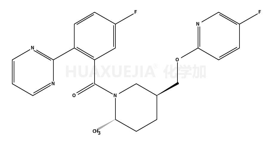 [(2R,5R)-5-[(5-fluoropyridin-2-yl)oxymethyl]-2-methylpiperidin-1-yl]-(5-fluoro-2-pyrimidin-2-ylphenyl)methanone