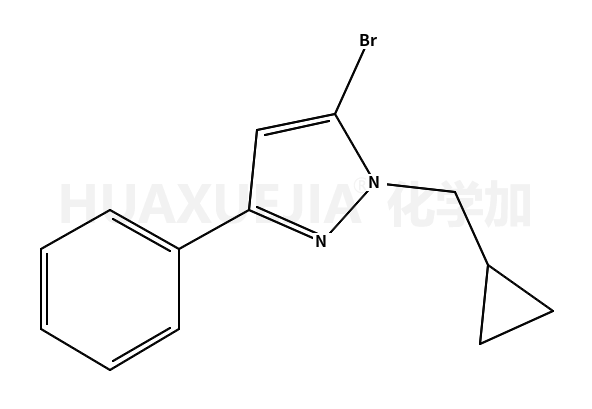 5-bromo-1-(cyclopropylmethyl)-3-phenylpyrazole
