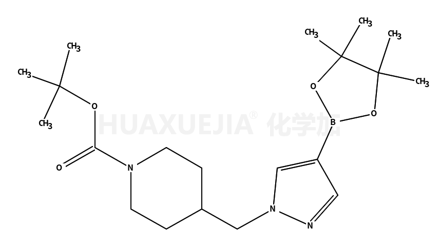 tert-butyl 4-((4-(4,4,5,5-tetramethyl-1,3,2-dioxaborolan-2-yl)-1H-pyrazol-1-yl)methyl)piperidine-1-carboxylate