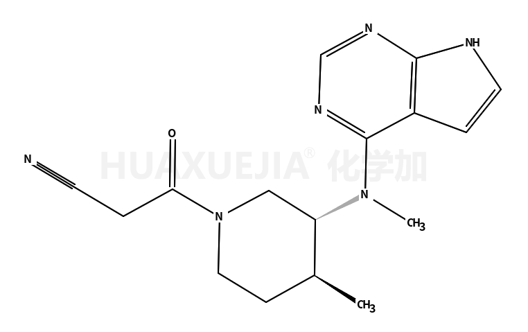 3-[(3S,4R)-4-methyl-3-[methyl(7H-pyrrolo[2,3-d]pyrimidin-4-yl)amino]piperidin-1-yl]-3-oxopropanenitrile