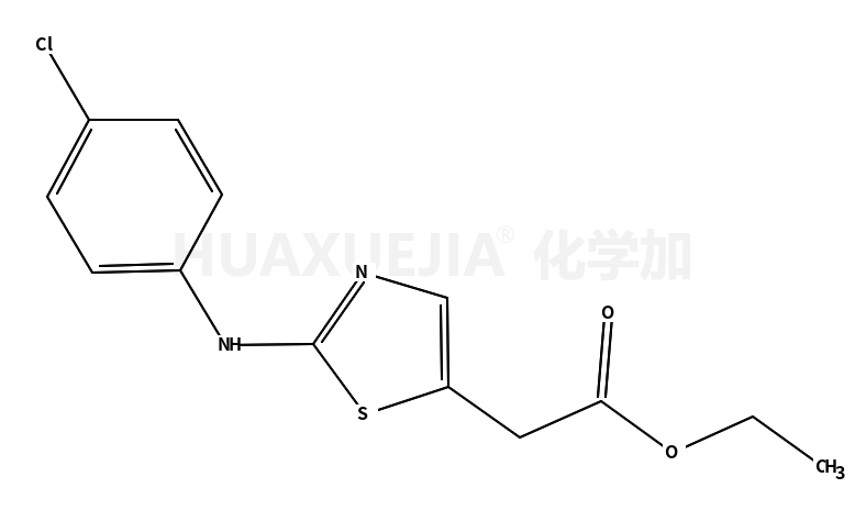 ethyl 2-(2-(4-chlorophenylamino)thiazol-5-yl)acetate