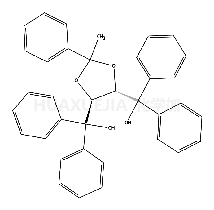 (+)-4,5-双[羟基(二苯基)甲基]-2-甲基-2-苯基-1,3-二氧戊环