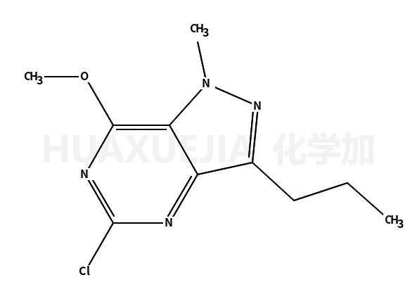 5-chloro-7-methoxy-1-methyl-3-propylpyrazolo[4,3-d]pyrimidine