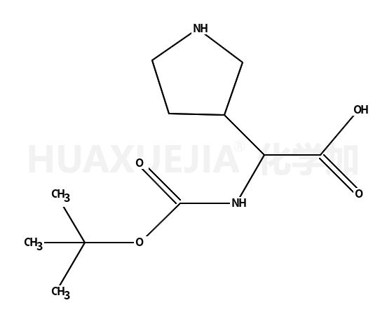 2-[(2-methylpropan-2-yl)oxycarbonylamino]-2-pyrrolidin-3-ylacetic acid