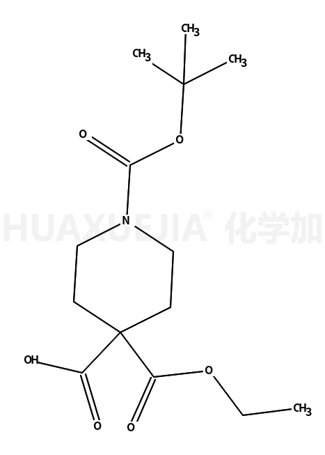 4-ethoxycarbonyl-1-[(2-methylpropan-2-yl)oxycarbonyl]piperidine-4-carboxylic acid