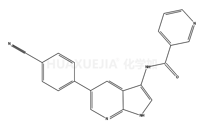 N-[5-(4-氰基苯基)-1H-吡咯并[2,3-b]吡啶-3-基]-3-吡啶甲酰胺