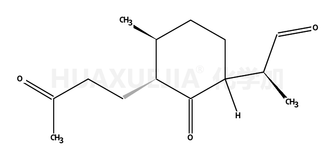 (2R)-2-((3S,4R)-4-methyl-2-oxo-3-(3-oxobutyl)cyclohexyl)propanal