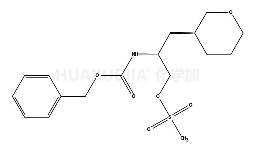 [(2S)-3-[(3R)-oxan-3-yl]-2-(phenylmethoxycarbonylamino)propyl] methanesulfonate