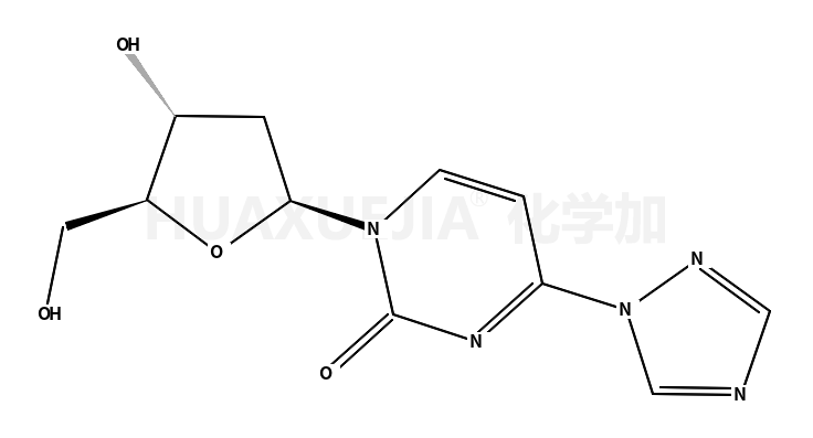 1-(Beta-d-2-脱氧核糖)-4-(1,2,4-噻唑-1-基)-5-甲基嘧啶-2-酮