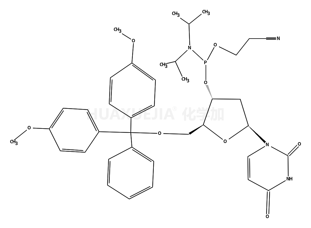 5'-O-(4,4'-二甲氧基三苯甲基)-2'-脱氧尿苷-3'-O-[O-(2-氰基乙基)-N,N'-二异丙基亚磷酰胺]