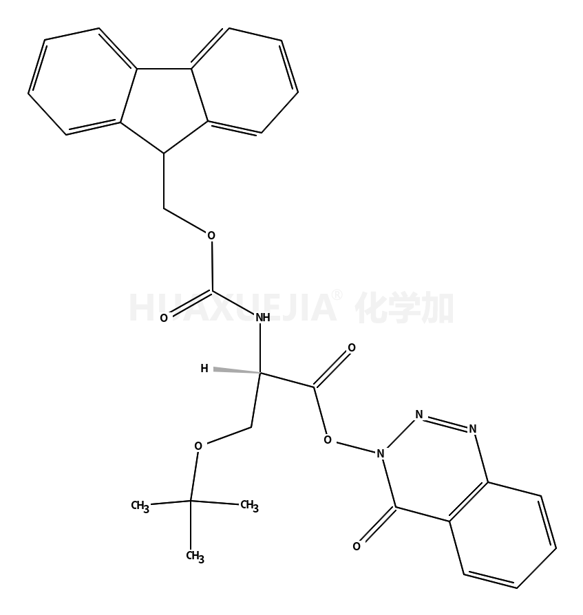 Fmoc-O-叔丁基-L-丝氨酸 3,4-二氢-4-氧代-1,2,3-苯并三嗪-3-基酯