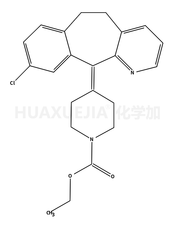 ethyl 4-(9-chloro-5,6-dihydrobenzo[1,2]cyclohepta[2,4-b]pyridin-11-ylidene)piperidine-1-carboxylate