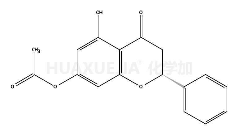 4H-1-苯并吡喃-4-酮,7-(乙酰氧基)-2,3-二氢-5-羟基-2-苯基-,  (S)- (9CI)