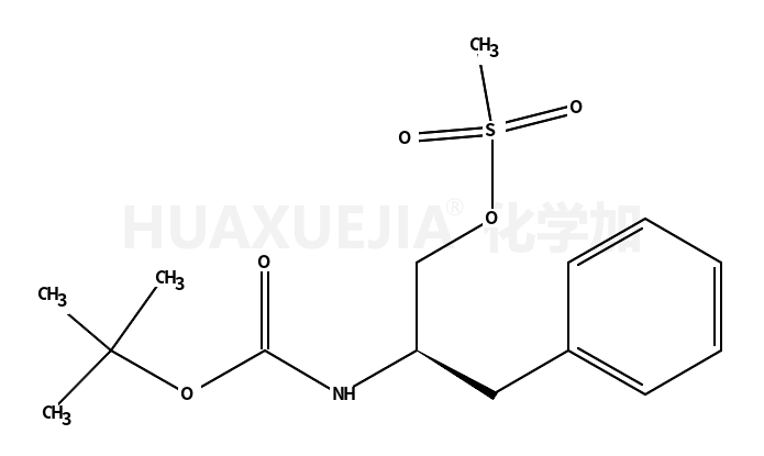 S)-2-(叔丁氧羰基氨基)-3-苯基丙基甲烷磺酸盐