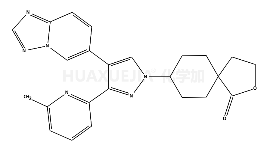 8-(4-([1,2,4]噻唑并[1,5-a]吡啶-6-基)-3-(6-甲基吡啶-2-基)-1H-吡唑-1-基)-2-噁螺[4.5]-1-癸酮