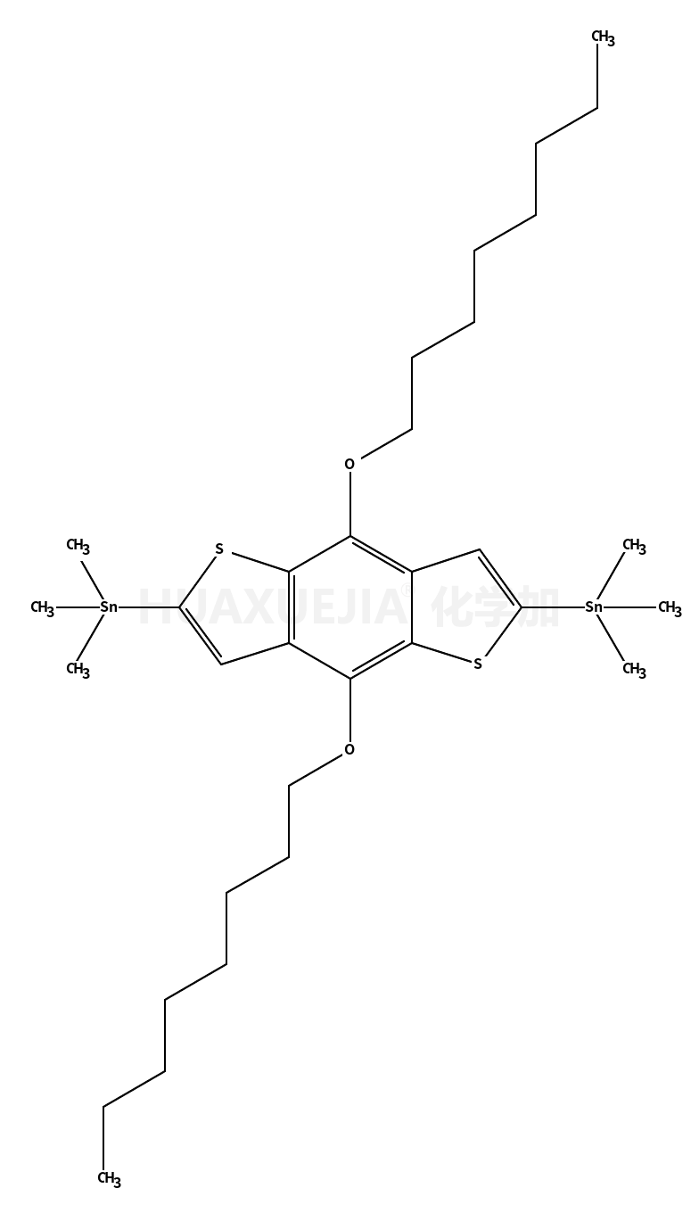4,8-双(正辛氧基)-2,6-双(三甲基甲锡烷基)苯并[1,2-b:4,5-b']二噻吩
