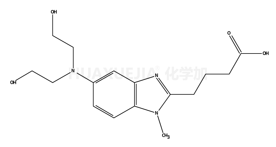4-[5-[bis(2-hydroxyethyl)amino]-1-methylbenzimidazol-2-yl]butanoic acid
