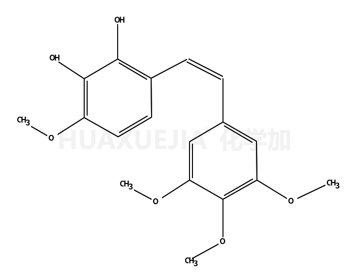 (Z)-3-甲氧基-6-(3,4,5-三甲氧基苯乙烯)苯-1,2-二醇