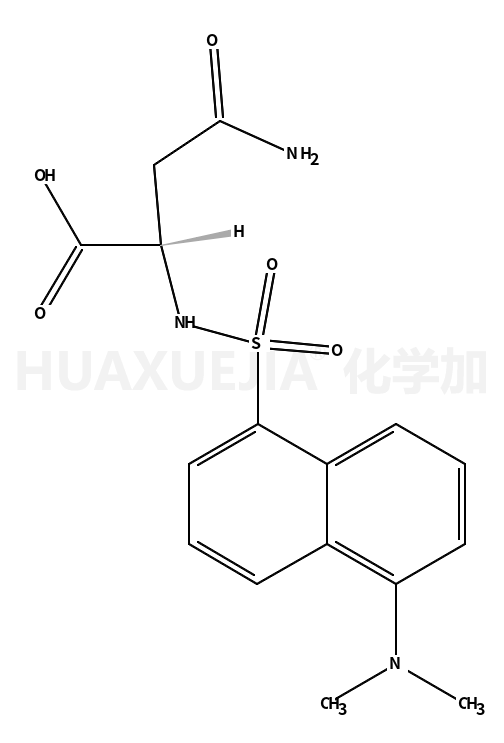 4-amino-2-[[5-(dimethylamino)naphthalen-1-yl]sulfonylamino]-4-oxobutanoic acid