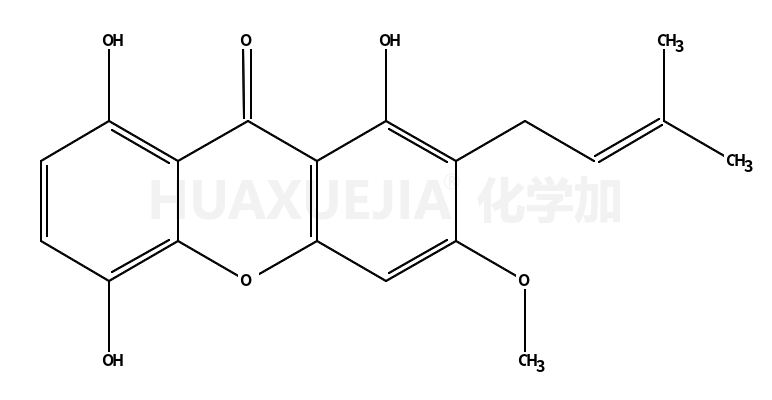1,5,8-trihydroxy-3-methoxy-2-(3-methylbut-2-enyl)xanthen-9-one