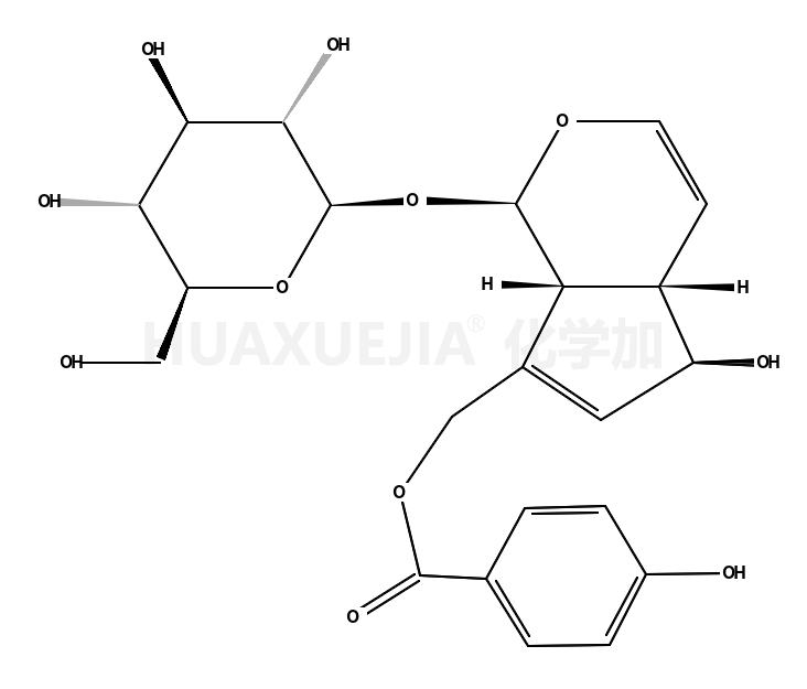 [(1S,4aR,5S,7aS)-5-hydroxy-1-[(2S,3R,4S,5S,6R)-3,4,5-trihydroxy-6-(hydroxymethyl)oxan-2-yl]oxy-1,4a,5,7a-tetrahydrocyclopenta[c]pyran-7-yl]methyl 4-hydroxybenzoate