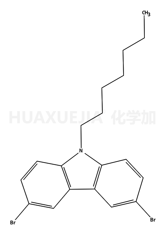 3,6-二溴-9-庚基咔唑