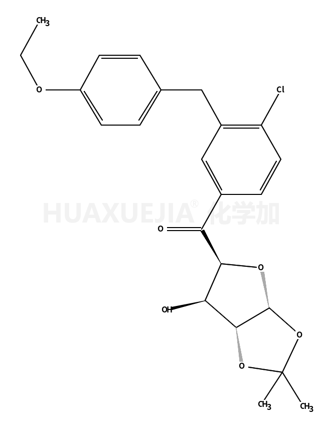 D-xylo-Pentodialdo-5,2-furanose, 1-C-[4-chloro-3-[(4-ethoxyphenyl)methyl]phenyl]-4,5-O-(1-methylethylidene)-, (5S)-