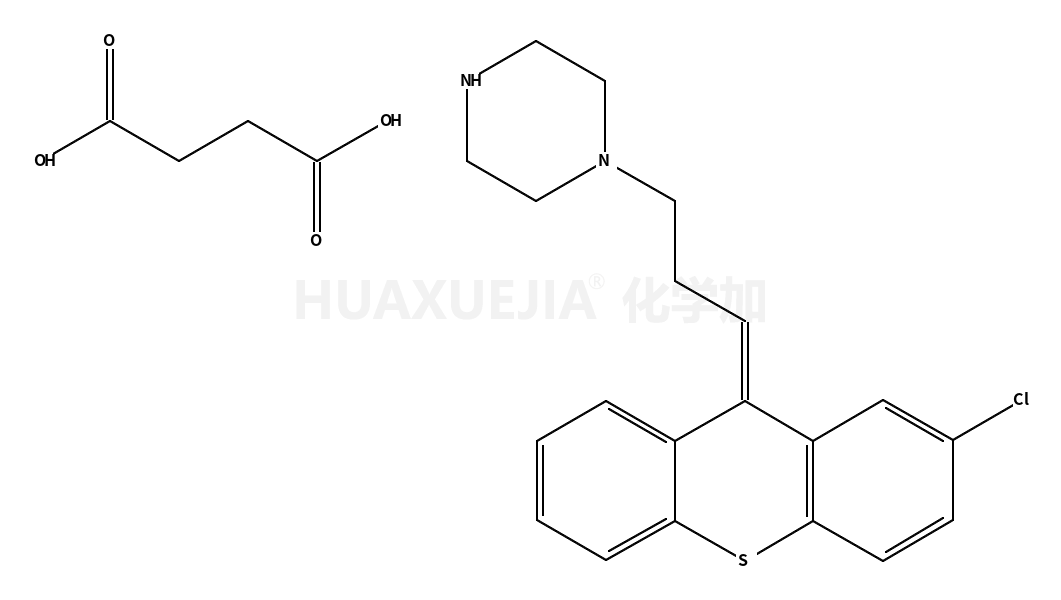 1-[3-(2-Chlorothioxanthen-9-ylidene)propyl]piperazine Succinate