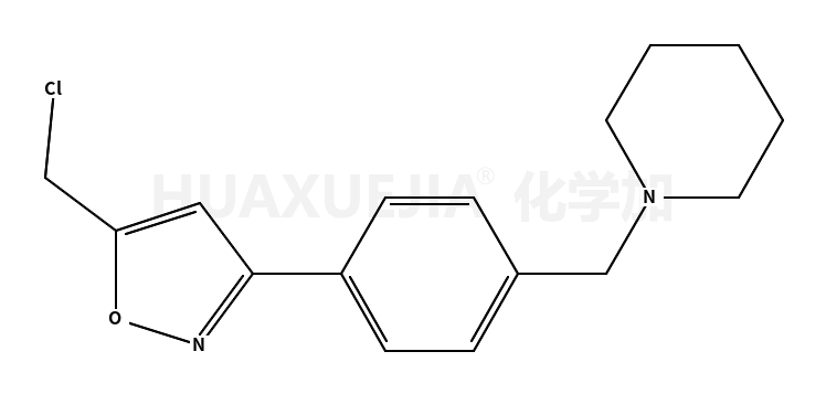 5-(chloromethyl)-3-[4-(piperidin-1-ylmethyl)phenyl]-1,2-oxazole