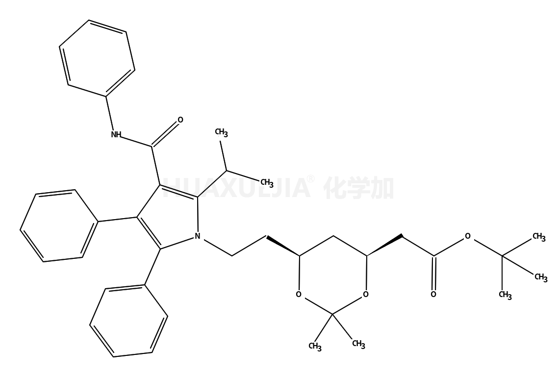 tert-butyl 2-[(4R,6R)-6-[2-[2,3-diphenyl-4-(phenylcarbamoyl)-5-propan-2-ylpyrrol-1-yl]ethyl]-2,2-dimethyl-1,3-dioxan-4-yl]acetate