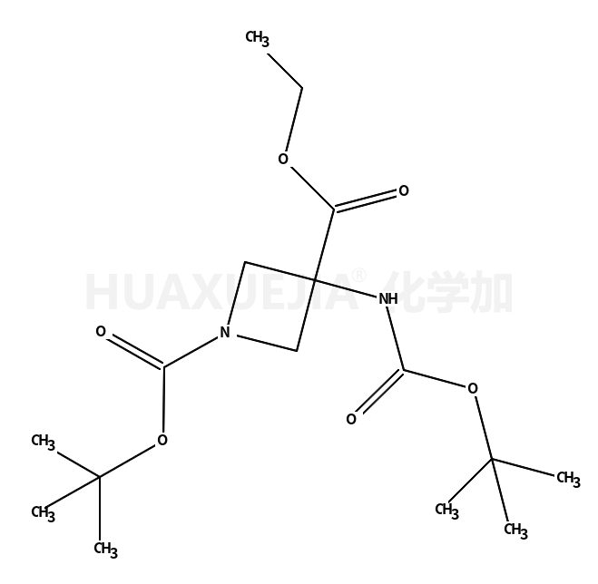 1-O-tert-butyl 3-O-ethyl 3-[(2-methylpropan-2-yl)oxycarbonylamino]azetidine-1,3-dicarboxylate