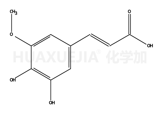 3-(3,4-dihydroxy-5-methoxyphenyl)prop-2-enoic acid
