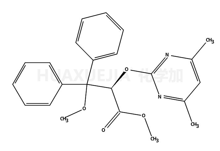 (S)-2-(4,6-二甲基嘧啶-2-氧基)-3-甲氧基-3,3-二苯基丙酸甲酯
