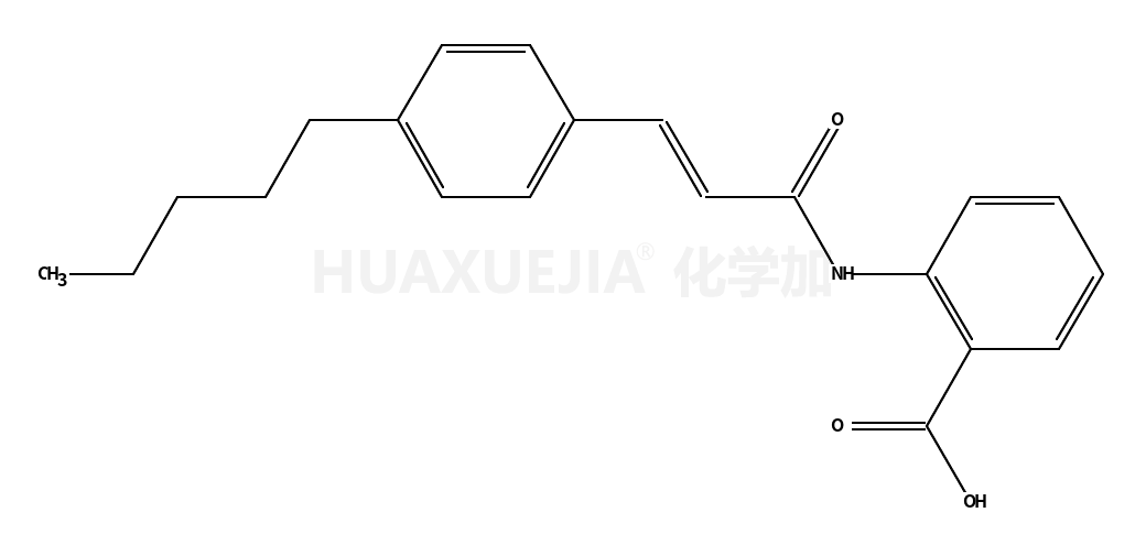 2-(3-(4-戊基苯基)丙烯酰胺基)苯甲酸