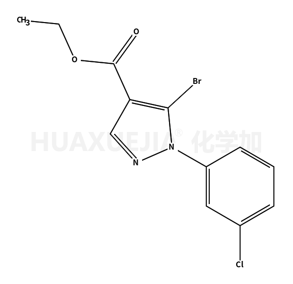 5-溴-1-(3-氯苯基)-1H-吡唑-4-羧酸乙酯