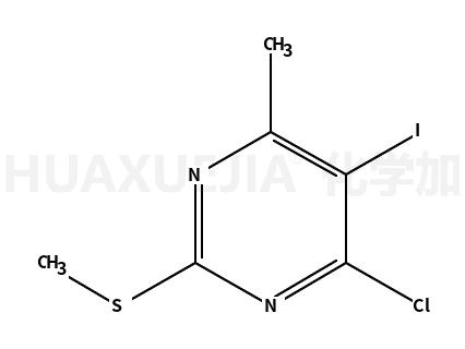 2-methylthio-4-methyl-5-iodo-6-chloropyrimidine