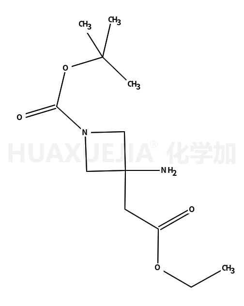 2-Methyl-2-propanyl 3-amino-3-(2-ethoxy-2-oxoethyl)-1-azetidineca rboxylate