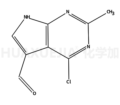 4-chloro-2-methyl-7H-pyrrolo[2,3-d]pyrimidine-5-carbaldehyde