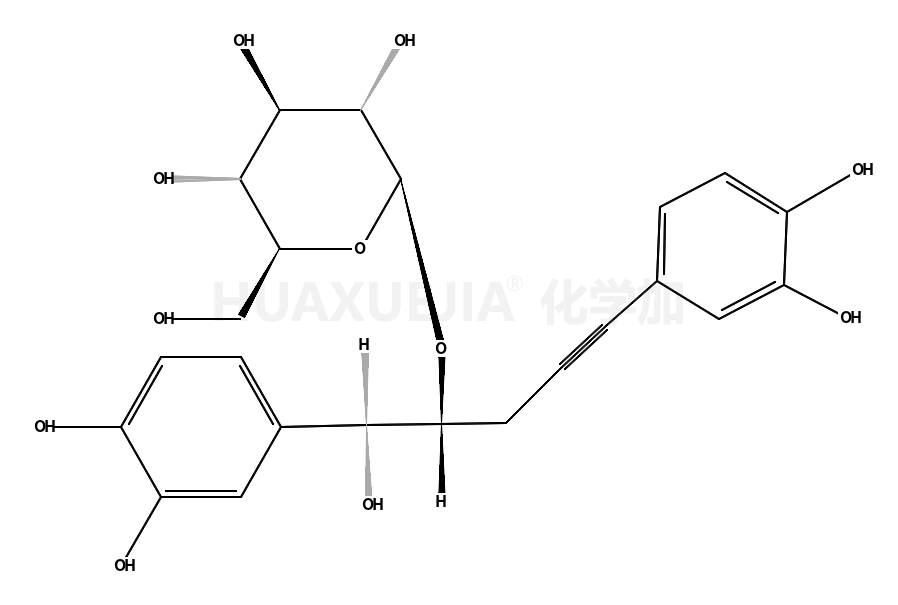 (1R,2R)-1,5-Bis(3,4-dihydroxyphenyl)-1-hydroxy-4-pentyn-2-yl β-D- glucopyranoside