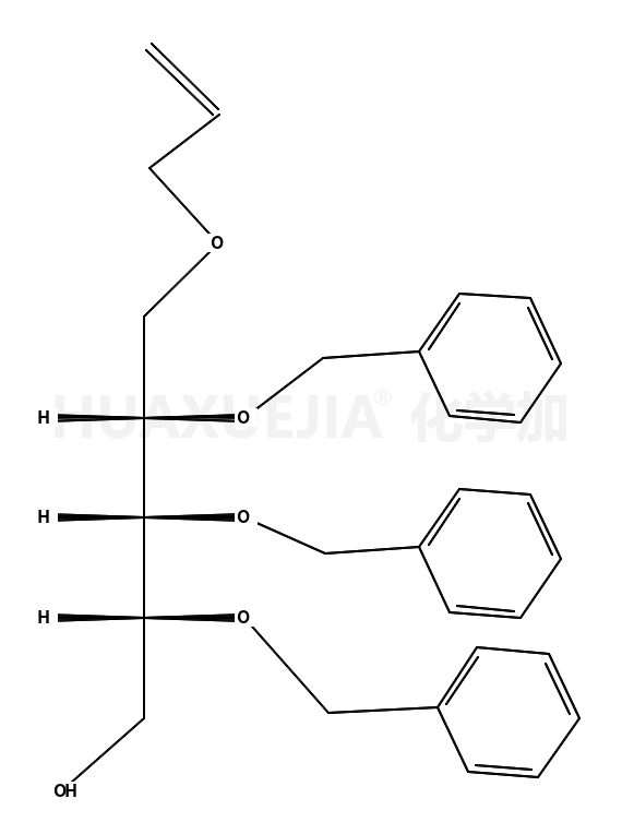5-O-烯丙基-2,3,4-三-O-苄基-D-核糖醇