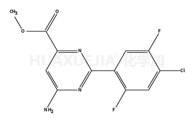 methyl 6-amino-2-(4-chloro-2,5-difluorophenyl)pyrimidine-4-carboxylate