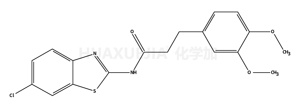 N-(6-氯-2-苯并噻唑)-3,4-二甲氧基苯丙酰胺