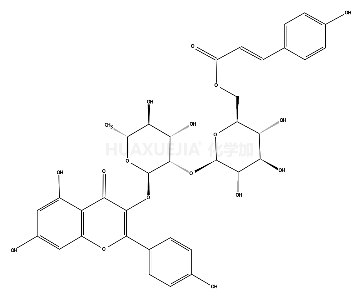 山柰酚-3-O-对香豆酰基鼠李糖葡萄糖苷