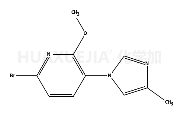 6-bromo-2-methoxy-3-(4-methylimidazol-1-yl)pyridine