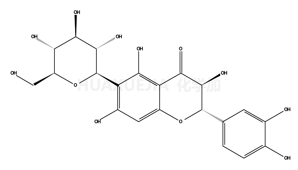 (2R,3R)-2-(3,4-dihydroxyphenyl)-3,5,7-trihydroxy-6-[(2S,3R,4R,5S,6R)-3,4,5-trihydroxy-6-(hydroxymethyl)oxan-2-yl]-2,3-dihydrochromen-4-one