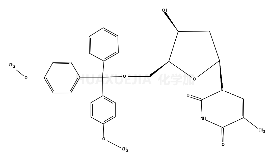 1-[5-(O-二甲氧基三苯代甲基)-2-脱氧-β-D-苏-五呋喃糖基]胸苷