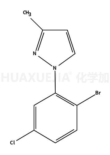 1-(2-bromo-5-chlorophenyl)-3-methyl-1H-pyrazole